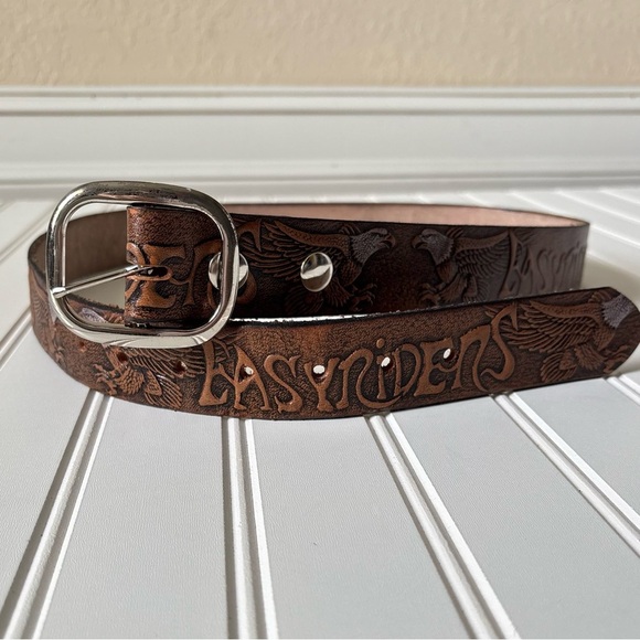Easyriders Men's Leather Belt Motorcycle Biker Riding - Picture 1 of 6